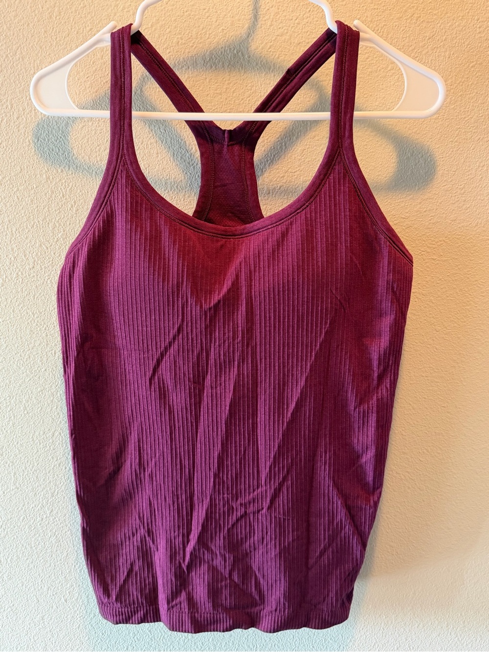 Lululemon ebb to street tank 10 with pads - Picture 2 of 4